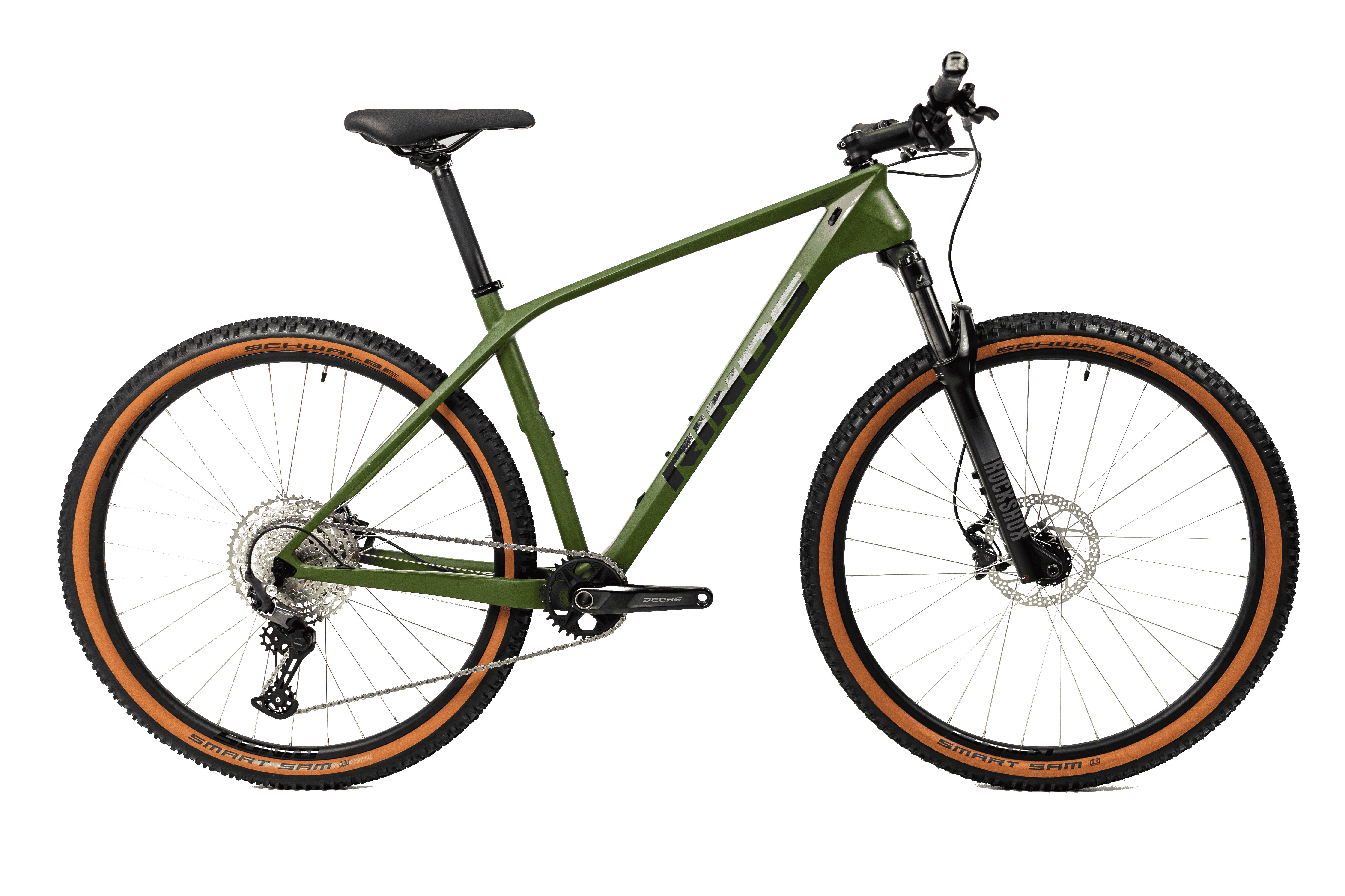 RINOS Gaia2.0 Carbon MTB Shimano Deore 12-växlad Hardtail Rockshox Schwalbe 29x2,25 däck