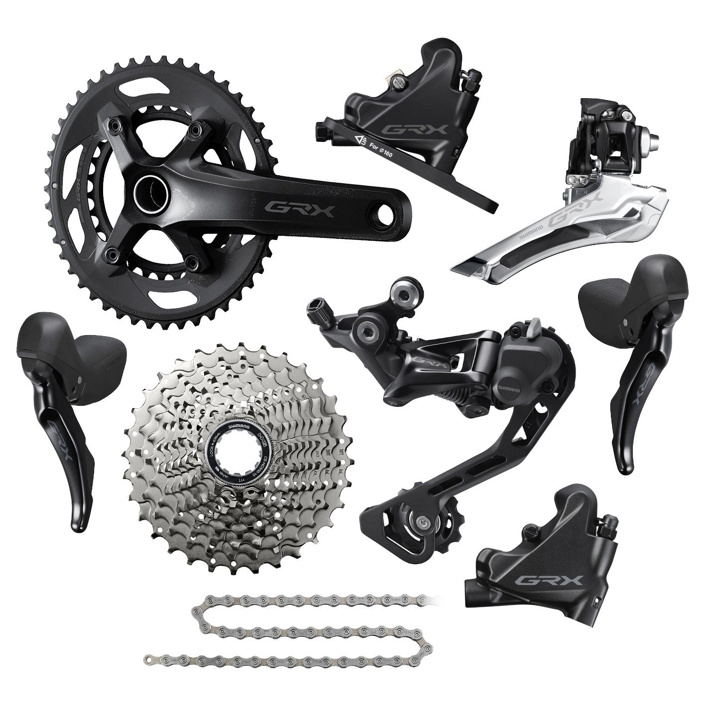 Shimano GRX RX400 2x10-vaihteinen osasarja - Image 1