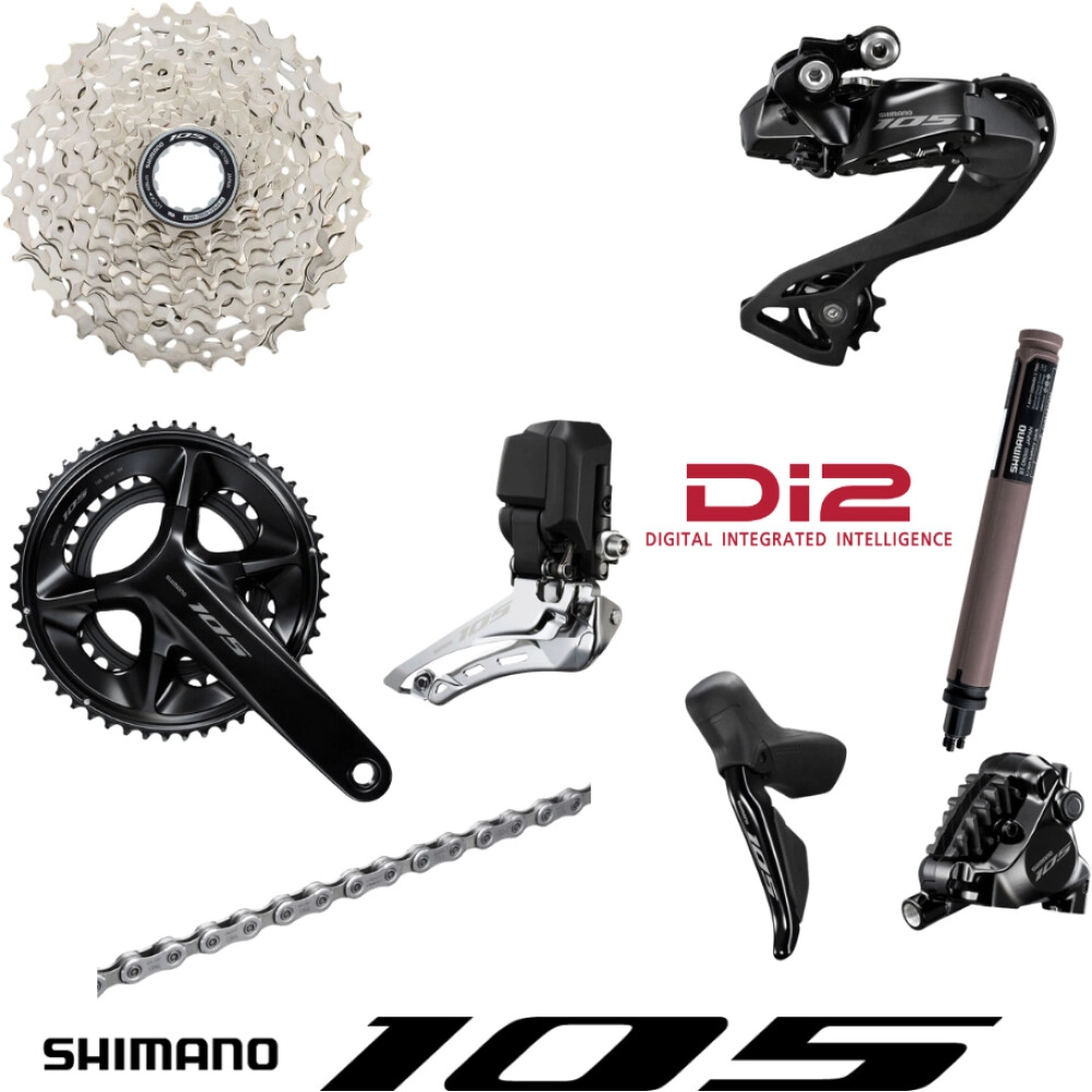 Shimano 105 Di2 R7170 2x12-vaihteinen osasarja - Image 1