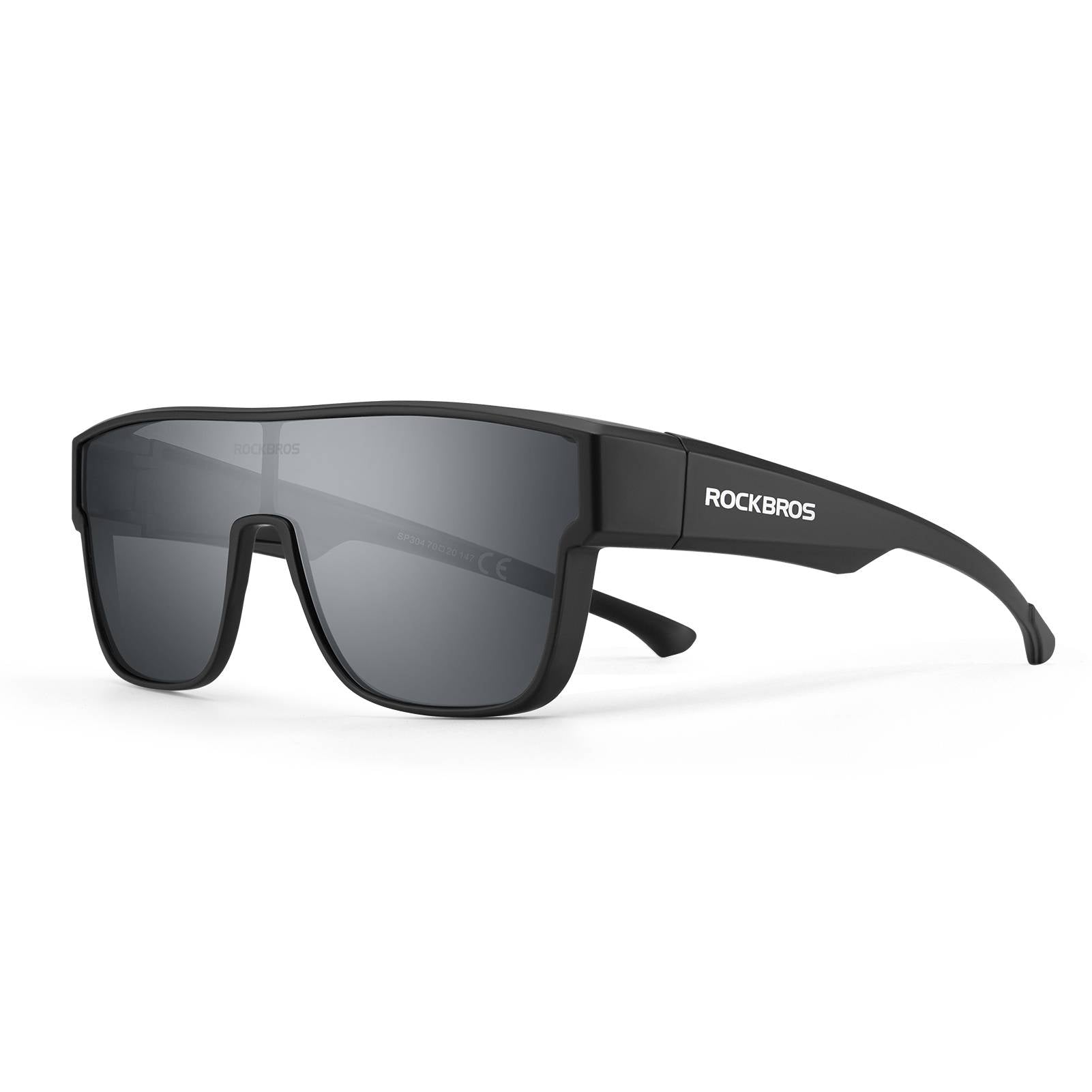 Polarisoidut pyöräilylasit, lyhytnäköiset lasit, lasien päällä pidettävät lasit, unisex-urheilulasit, ROCKBROS - Image 1