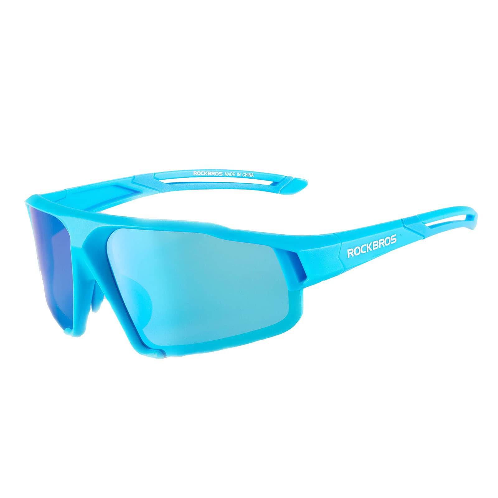 Polarisoidut aurinkolasit UV400-suojalla, vaaleansiniset, unisex, ROCKBROS - Image 1