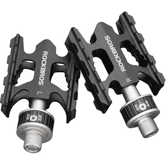 ROCKBROS K320F-BK Pikalukitus MTB-polkimet luistamattomat 9/16 tuumaa - Image 1